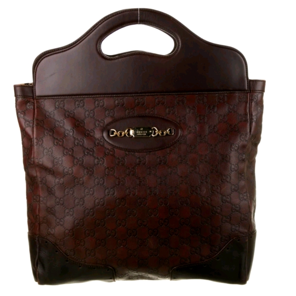 Gucci Large Signature Guccissima Maxi Tote/Purse